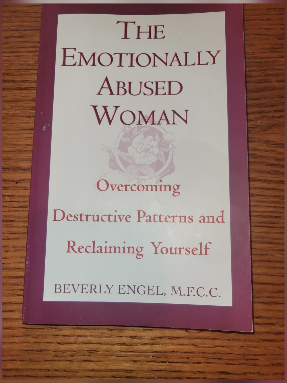 The Emotionally Abused Woman by Beverly Engel - White & Maroon Paperback